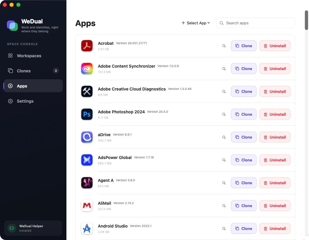 App uninstall review screenshot