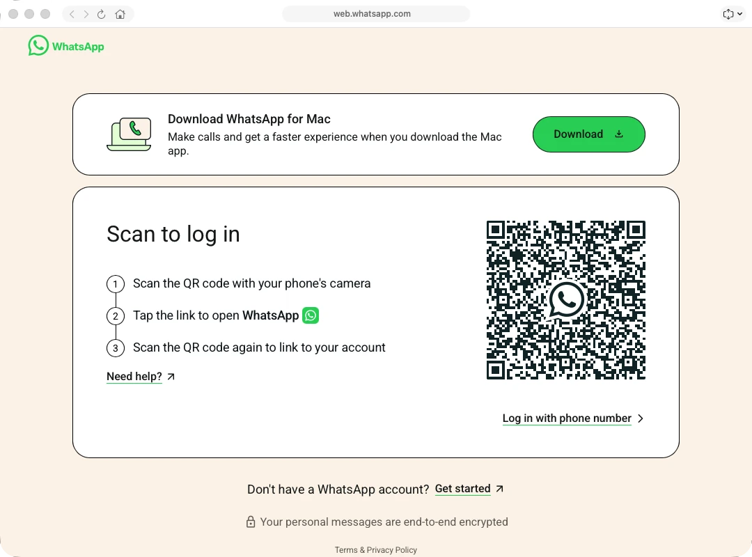 Website clone browser screenshot